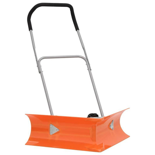 High quality snow shovelDouble Angle Snow Shovel Extendable Handle Orange Steel