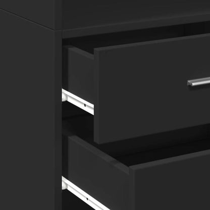 Modern Tall Cabinet 45x42.5x185cm - Treated with Shelving, Assembly Suitable for Hallway,, Bedroom,, Office - Space-Saving Vertical
