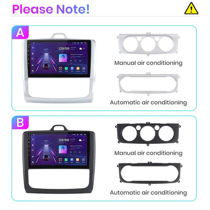 Autoradio – Multimedia Speler – GPS Navi – 2-DIN Radio – Auto Entertainment – Draadloos CarPlay & Android Auto – 9 Inch HD Touchscreen – 6GB+128GB Geheugen