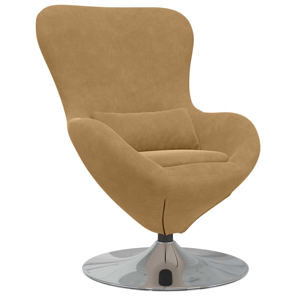 Fauteuil – Relaxstoel – Loungechair – Draaistoel – Zithoekstoel – Lichtgroen Fluweel – Inclusief Voetensteun