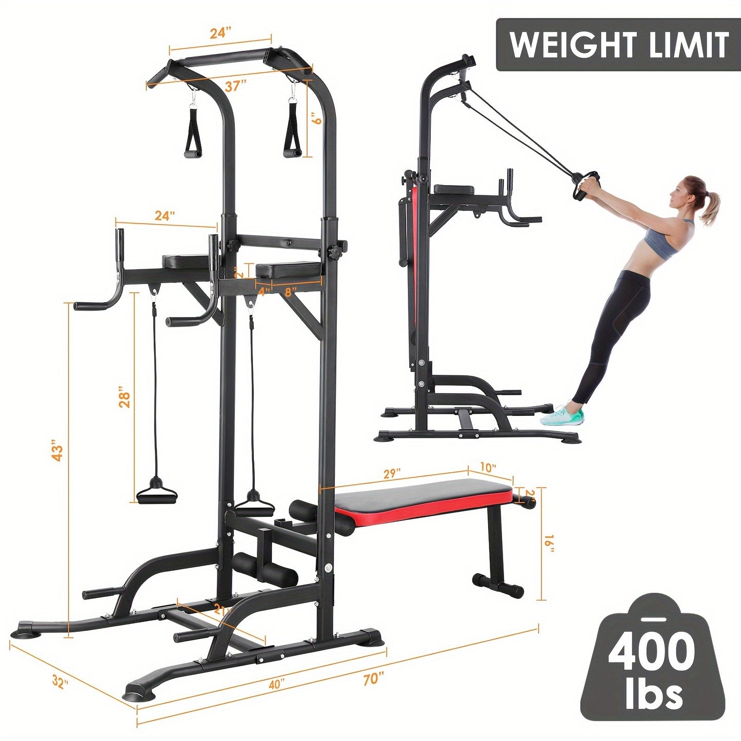Homegym Pull-Up Bar – Sportschijfrek – Klimrek – Fitnessstation – Deurmontage Optrekstang – Stevige IJzeren Constructie – 200kg Draagvermogen