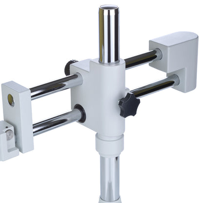 Microscoopstandaard – Microscoophouder – Beugel – Microscooparm – Microscoopbasis – Verstelbare Verticale Post 380 mm – Stevige Ruime Basis 210x260 mm