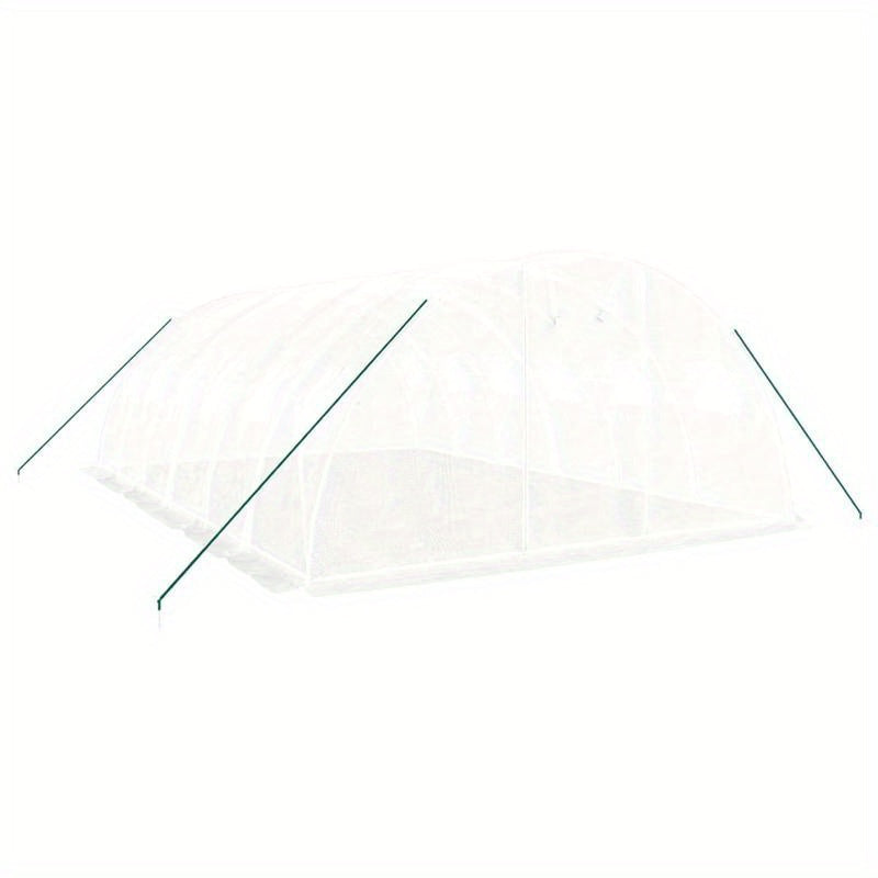 Serre – Kweekkas – Kas – Groendak – Plantenkas – Wit – Stalen Frame – 24 m² – 6x4x2 Meter – Weerbestendig – Ruime Binnenruimte