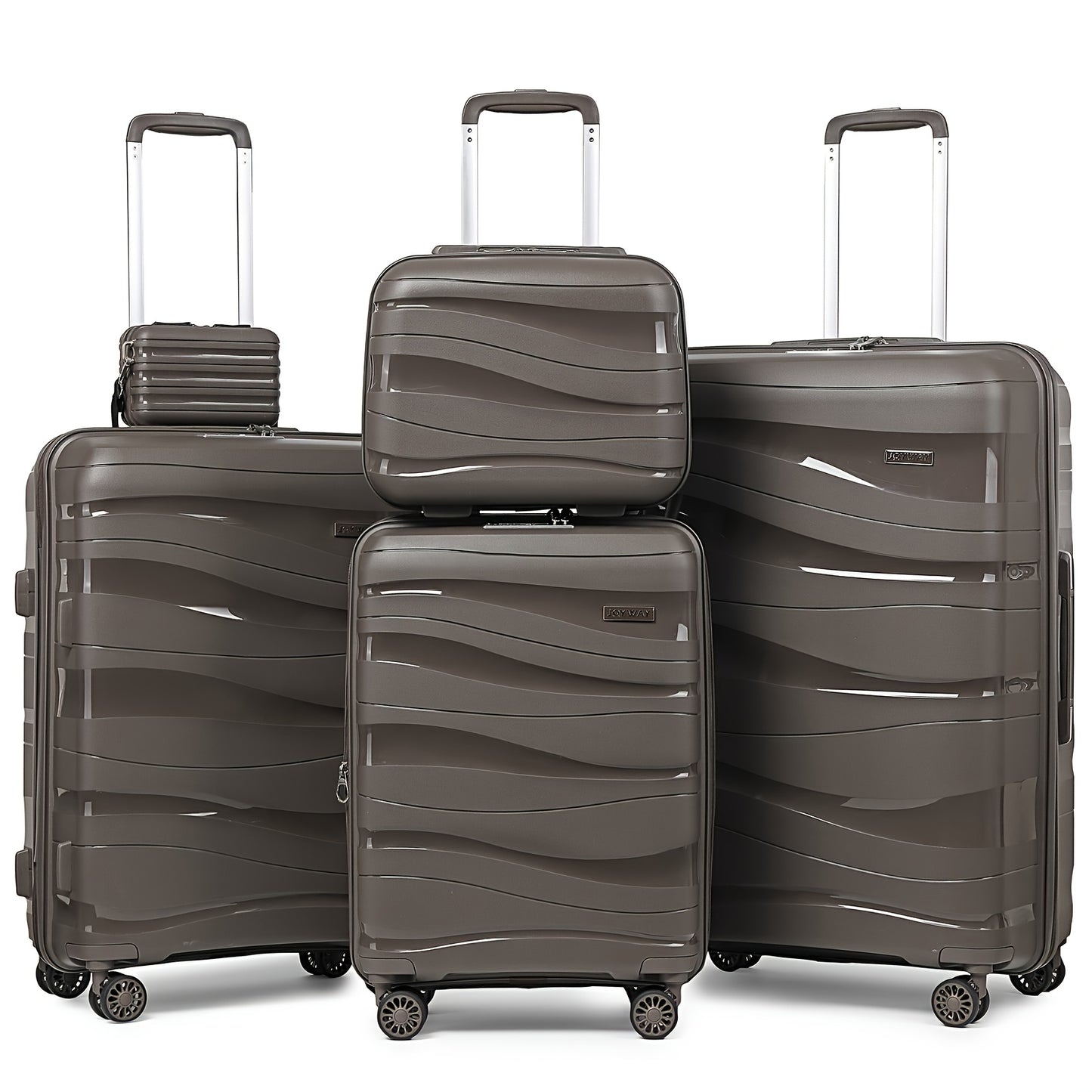 A Set of Hard Shell Suitcases, 20 Inches, 24 Inches, 28 Inches Luggage, Carry-On Luggage Set, Travel Luggage Set, with Spinner Wheels with Hard Shell Travel Bag And Toiletry Bag