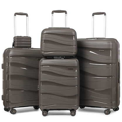 A Set of Hard Shell Suitcases, 20 Inches, 24 Inches, 28 Inches Luggage, Carry-On Luggage Set, Travel Luggage Set, with Spinner Wheels with Hard Shell Travel Bag And Toiletry Bag