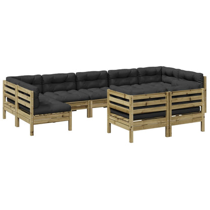 Loungeset – Loungesets – Tuinset – Tuinmeubelset – Zitgroep – Impregneerd Dennenhout – Modulair & Weerbestendig