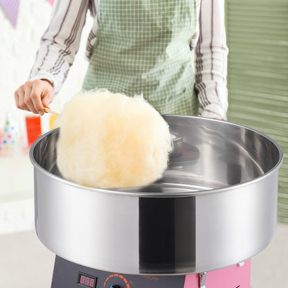 Suikerspinmachine – Suikerspinmaker – Cotton Candy Maker – Suikerspinmachine Elektrisch – Snoepmachine – 1000W Vermogen – Roestvrijstalen Kom