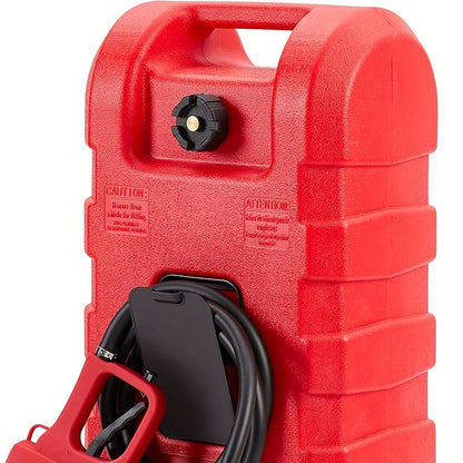 Brandstoftank – Jerrycan – Benzinetank – Mobiele Brandstoftank – Brandstofcontainer – 56,78 Liter Inhoud – Met Wielen en Zuigerslang