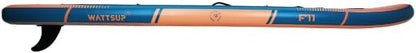 Wattsup - Sup Stand Up Paddle Opblaasbare F11 11' - 335x81x15cm Dropstitch - Compleet Pakket: Peddel Leash Pomp Draagtas - Tot 150kg -Blauw