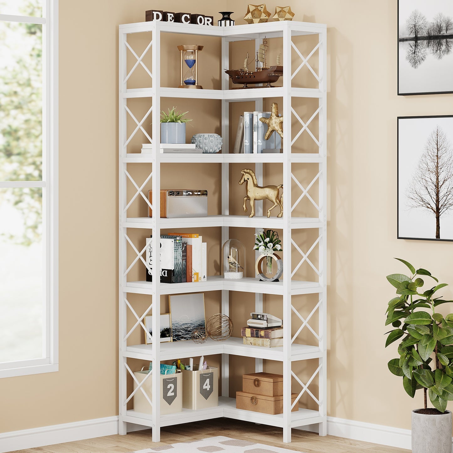Eettafel – Keukentafel – Tafel – Dinertafel – Vierkante Tafel – Voor 4 Personen – Lichtbruin Hout – Stevig Dik Blad