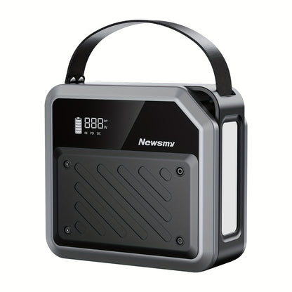 Draagbare Zonnestroomcentrale – Powerstation – Mobiele Accu – Noodstroomvoorziening – Outdoor Powerbank – 270Wh – 2x 100W USB-C PD Snelladen – Lithium LiMnFePO4 Batterij met Spotlight