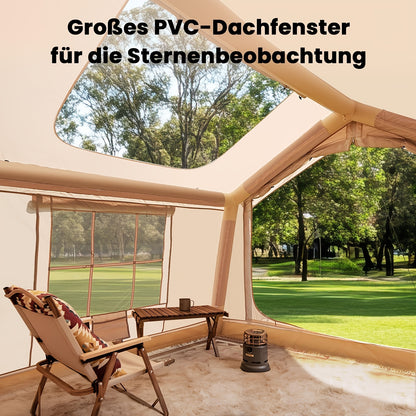 Opblaasbare Familie Tent – Kampeertent – Iglo Tent – Luxe Tent – Outdoor Tent – Ruim 8 m² – Geschikt Voor 6 Personen – Eenvoudig Opzetten
