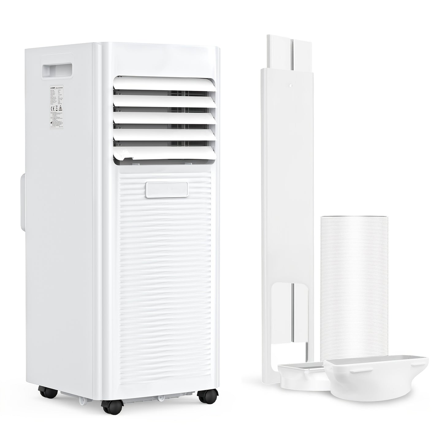 Draagbare Airconditioner – Mobiele Airco – Koelapparaat – Ventilator – Ontvochtiger – 9000 BTU – 24-Uurs Timer