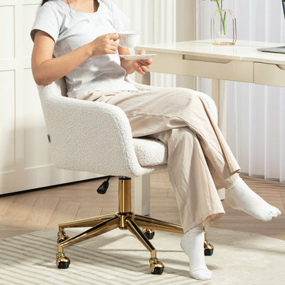 Bureaustoel – Bureaustoelen – Bureau Stoel – Office Chair – Draaistoel – Verstelbare Zithoogte – Met Fluwelen Bekleding – Met Metalen Frame