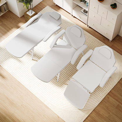 Inklapbare Massagetafel – Massagebank – Therapy Tafel – Fysiotherapie Tafel – Wellness Bed – Draagbaar Ontwerp – Stevig Metalen Frame – Comfortabele Foam Bekleding – Wit