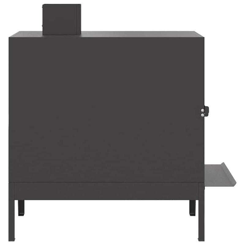 Campingkachel – Houtkachel – Tentkachel – Rookafvoer Kachel – Outdoor Kookkachel – Zwart Staal – Draagbaar Met Schoorsteenpijp