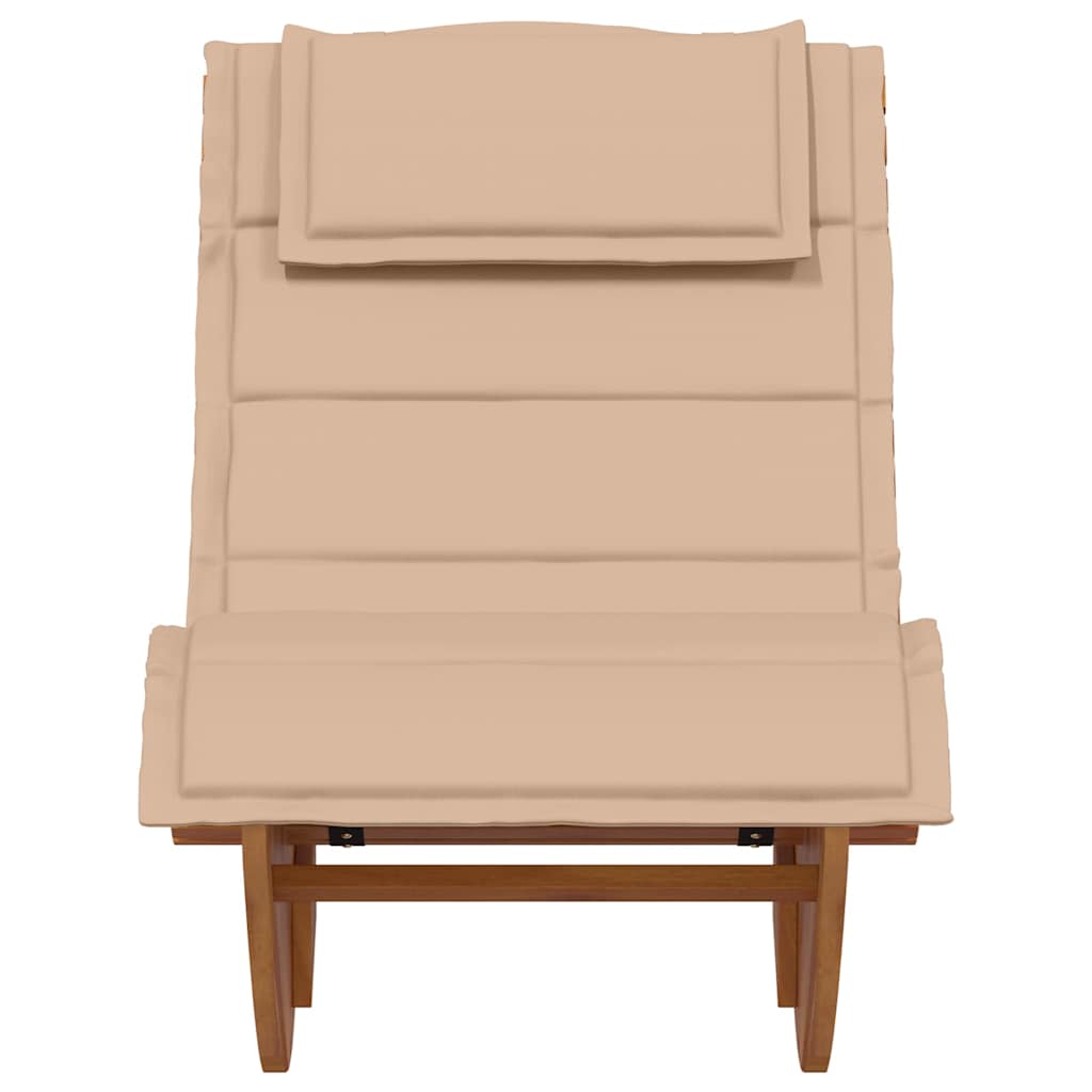 Lounge stoel – Tuinstoel – Balkon stoel – Relaxstoel – Lounger – Massief Teakhout – Weerbestendige Kussens