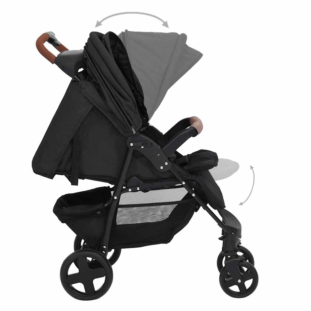Buggy – Kinderwagen – Wandelwagen – Plooibuggy – Reisbuggy – Stalen Frame – Verstelbare Rugleuning