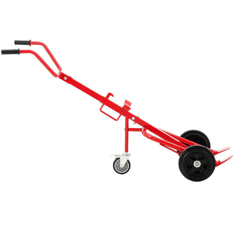 Vatenwagen – Vattrolley – Vatenroller – Transportwagen – Vatenkar – 208 Liter Capaciteit – 200 kg Draagvermogen – Stalen Constructie – Driewielig Design
