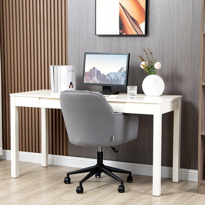 Bureaustoel – Kantoorstoel – Draaistoel – Stoel – Verstelbare Bureaustoel – Fluweelbekleding – Verstelbare Hoogte – Ergonomische Rugleuning