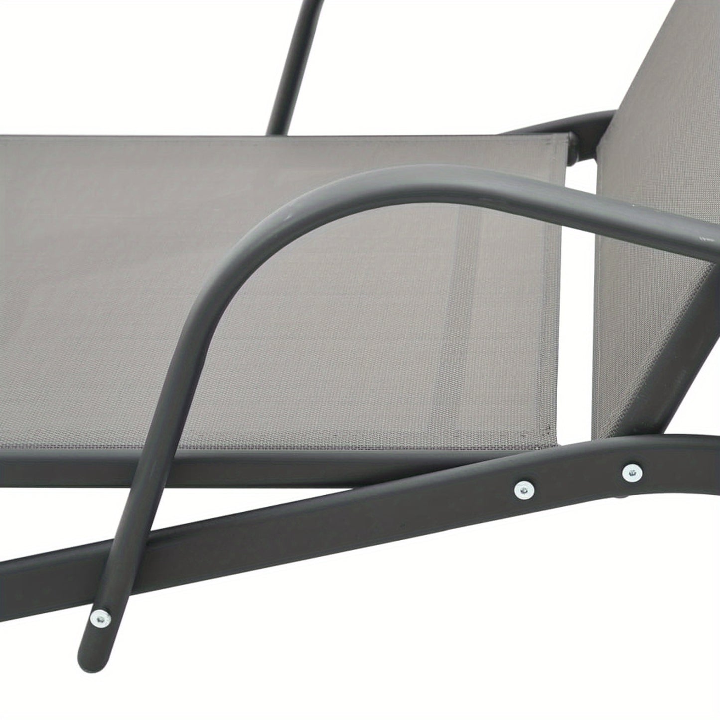 Zonnebed – Ligbed – Tuinbed – Zwembadbed – Stalen Frame – Waterbestendige Textilene – Verstelbare Rugleuning