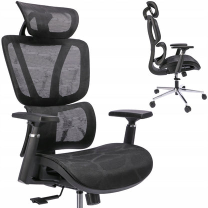 Bureaustoel – Bureaustoelen – Office Chair – Duurzame Stoffen Bekleding - Zwart