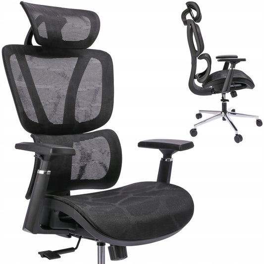 Bureaustoel – Bureaustoelen – Office Chair – Duurzame Stoffen Bekleding - Zwart
