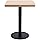 vidaXL Bistro Table Patio Table Balcony Table Bistro Table Bistro Furniture Cafe Table Bistro Tables Bistro Table Furniture MDF Light Brown - QUORE
