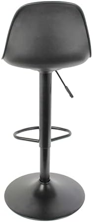 HOME DECO FACTORY HD6215 Set van 2 zitkrukken, bovenstoel, bar, zwart, PU, kunststof, andere Ty, 38 x 41,5 x 104 cm