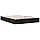 vidaXL Bed frame ottoman without mattress black 140 x 190 cm made of fabric - QUORE
