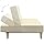 vidaXL Sofa bed 2 seater fabric cream color,sleeping couch,sofa bed,adjustable sofa bed,sofa bed,folding sofa bed,folding sofa bed