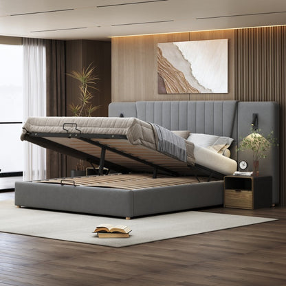 Uitschuifbare Slaapbank – Bedbank – Logeerbed – Sofa Bed – Slaapsofa – Stevig Massief Houten Frame – Inclusief Opbergruimte