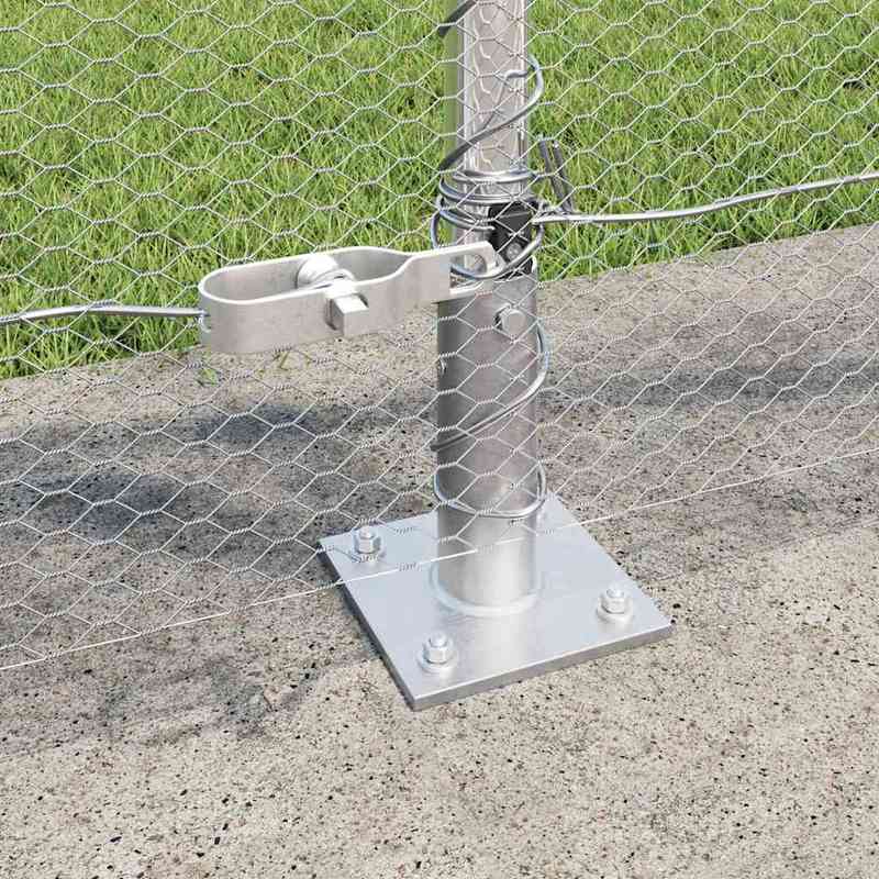 Solid Fence with Silvery post 0.8 x 25m PVC-coated steel, Privacy Fence, Modern Fencing, Sleek Metal Fence, Metal Fence Panel, Landscape Designers, Homeowners