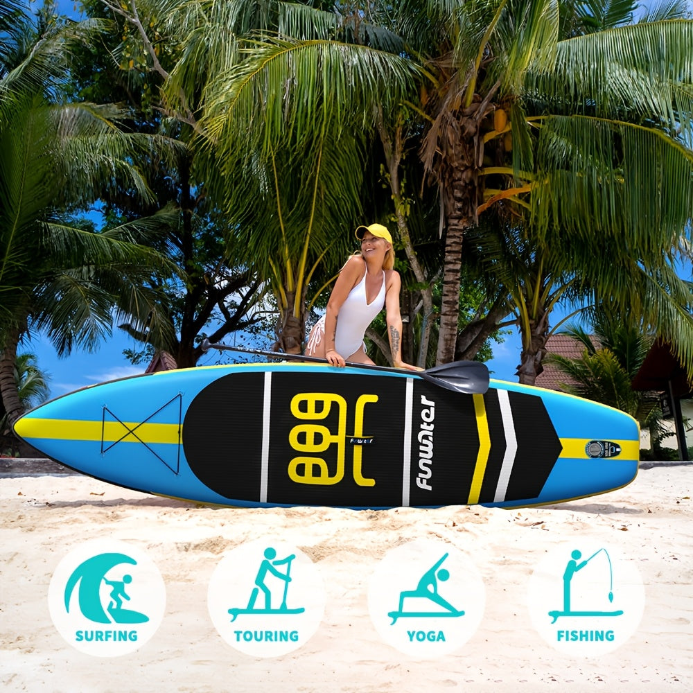 Stand Up Paddleboard – SUP Board – Paddle Board – Opblaasbaar Board – SUP Surfboard – PVC Materiaal – Blauw – Universeel Geschikt