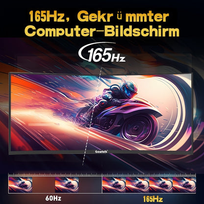 Gamingmonitor – Curved Monitor – PC Scherm – Gamebeeldscherm – 27 Inch – Full HD – 100Hz Verversingssnelheid