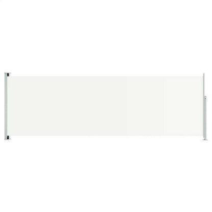 Uitbreidbare Zijluifel – Kampeerluifel – Caravanluifel – Luifel – Outdoor Zonnescherm – Crème Kleur – 200x600 cm – Weerbestendig Kunststof