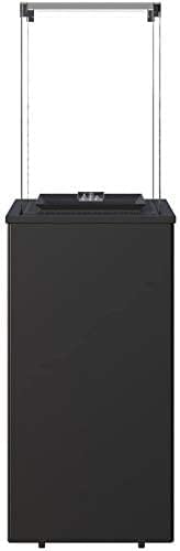 KRATKI Patio mini gashaard | 4-8.2kW | 1366x427mm | Staal | Tuinhaard met handmatige bediening | Vloeibaar gemaakt gas | Gashaard voor terrassen, tuin