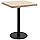 vidaXL Bistro Table Patio Table Balcony Table Bistro Table Bistro Furniture Cafe Table Bistro Tables Bistro Table Furniture MDF Light Brown - QUORE