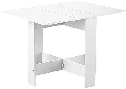 Klaptafel – Inklapbare Tafel – Uitklapbare Eettafel – Console Tafel – Ruimtebesparende Tafel – Compact Ontwerp – Gemaakt Van Gerecycled Melamine Spaanplaat