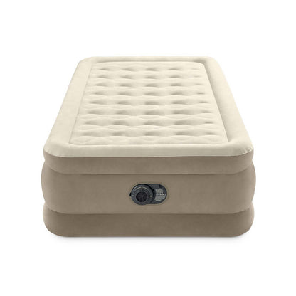 Luchtbed – Opblaasbaar Bed – Slaapmat – Luchtmatras – Opblaasbed – Ingebouwde Elektrische Pomp – 191x99x46 cm – Fiber-Tech & Dura-Beam Technologie