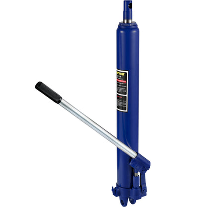 Hydraulische Lange Cilinder Krik – Hydraulische Krik – Wagenkrik – Motorlift – Werkplaatskrik – 8 Ton Capaciteit – Hefhoogte 66-116 cm – Stevig Legeringsstaal – Ergonomische Rubberen Handgreep