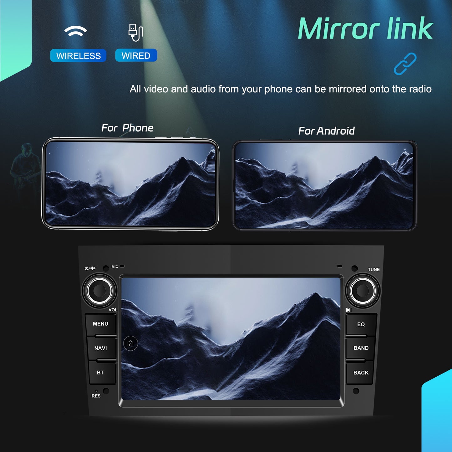 Android Autoradio – Multimedia Speler – Navigatiesysteem – Double Din – Touchscreen – 10,1 Inch Display – Android 15.0 – 4GB RAM 64GB Opslag