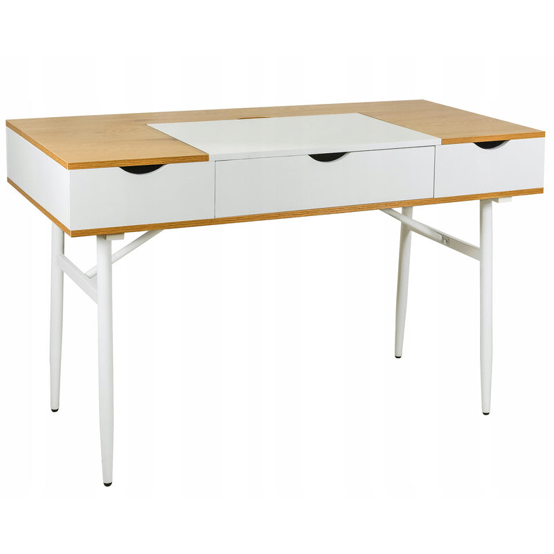 Computerbureau – Werktafel – Bureau – Schrijftafel – Studieplek – Ruim Werkblad – Steviele Stalen Poten