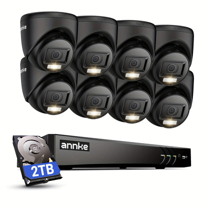Beveiligingssysteem – Bewakingscamera – CCTV Camera – CCTV Beveiliging – Veiligheidssysteem – 8-Kanaals 3K DVR Recorder – Kleurennachtzicht & AI Detectie