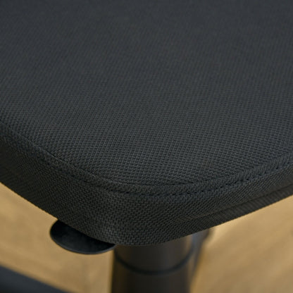 Ergonomische Bureaustoel – Bureaustoel – Werkstoel – Kantoorstoel – Draaistoel – Zwart – Verstelbare Zithoogte – 360° Draaibaar