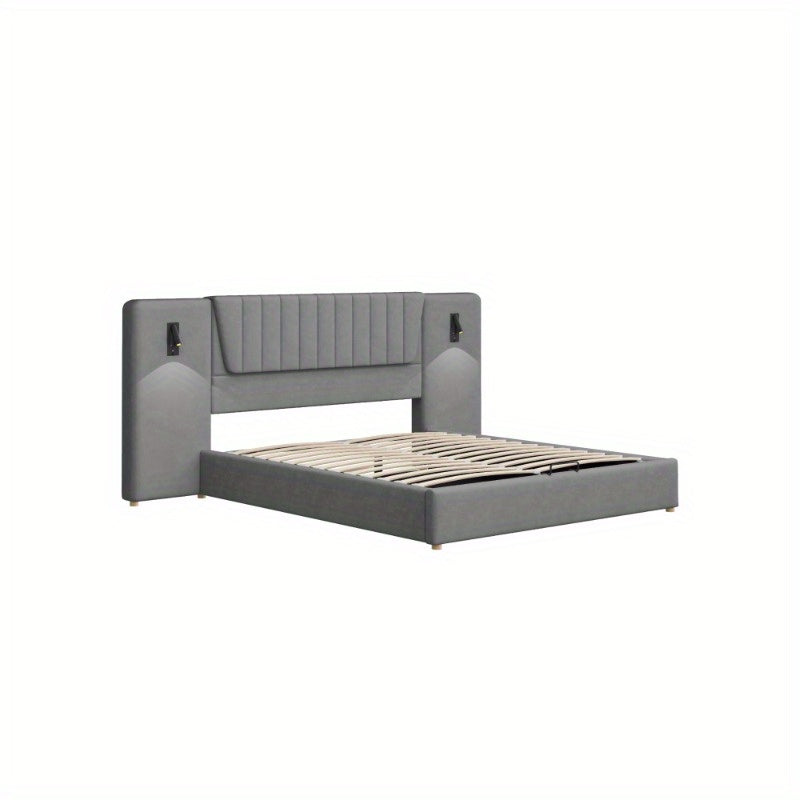 Uitschuifbare Slaapbank – Bedbank – Logeerbed – Sofa Bed – Slaapsofa – Stevig Massief Houten Frame – Inclusief Opbergruimte