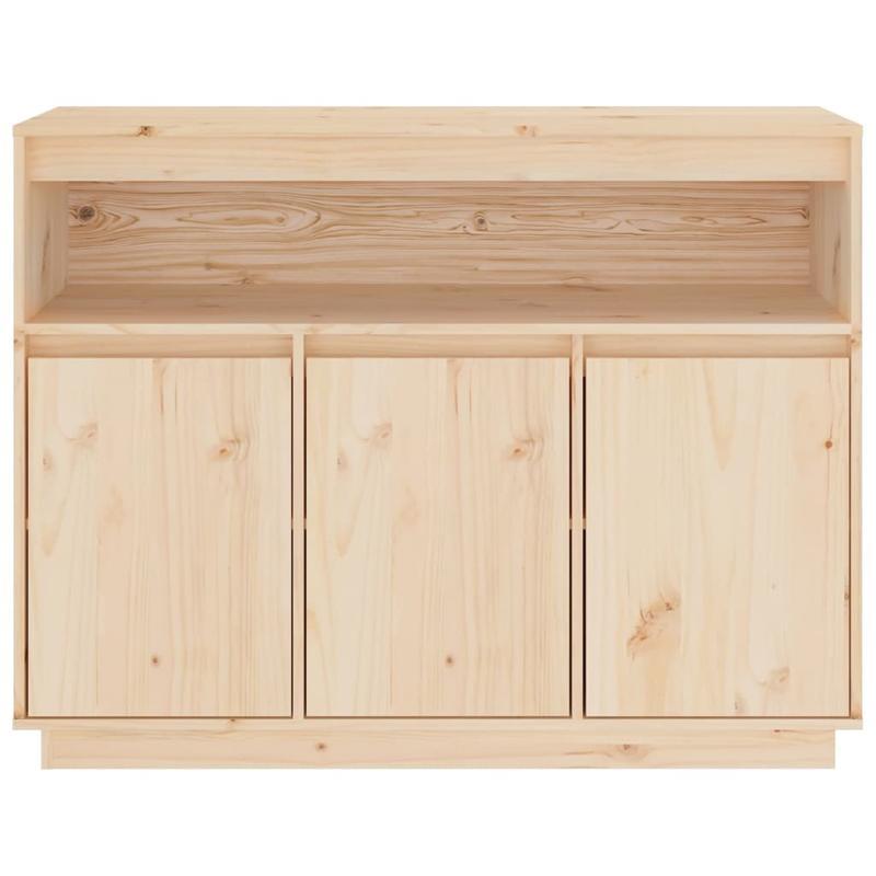Dressoir – Opbergkast – Ladekast – Buffetkast – Kast – Massief Dennenhout – 104,5x34x80 cm – Modern Europees Design