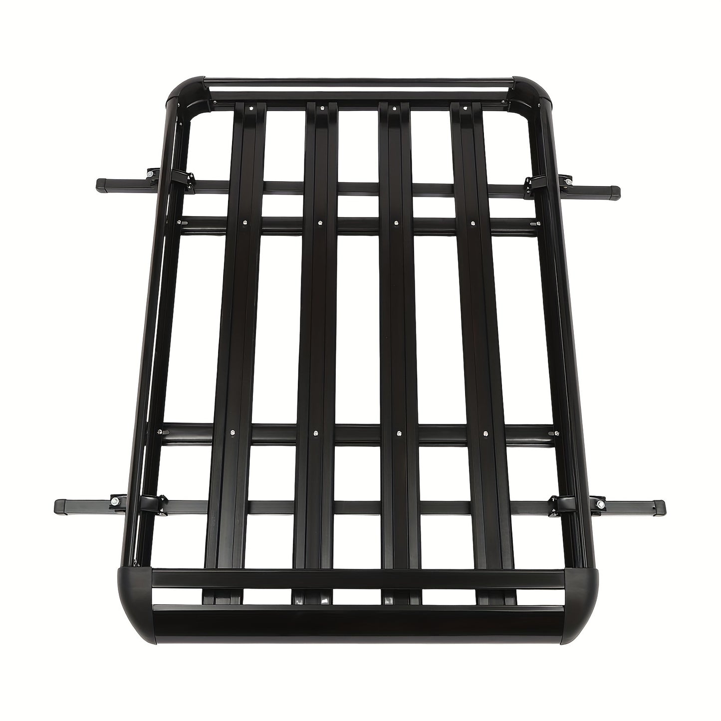 Dakkofferrek – Dakkofferdrager – Dakdrager – Bagagerek – Autodrager – Zwart – Aluminium & Staal – Verstelbaar 100-135 cm – Max. 150 kg