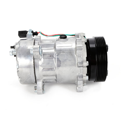 Airconditioning Compressor – Airco Pomp – Klimaat Compressor – Koelmiddel Compressor – R134a Variant – Geschikt Voor VW Audi Skoda – Duurzaam Aluminium – OEM 1J0820803K