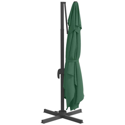 Zwevende Parasol – Hangende Parasol – Lateral Parasol – Buiten Parasol – Aluminium Paal – 400x300 Cm – Waterafstotend Polyester